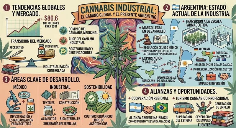 El futuro del cannabis es la industrialización controlada